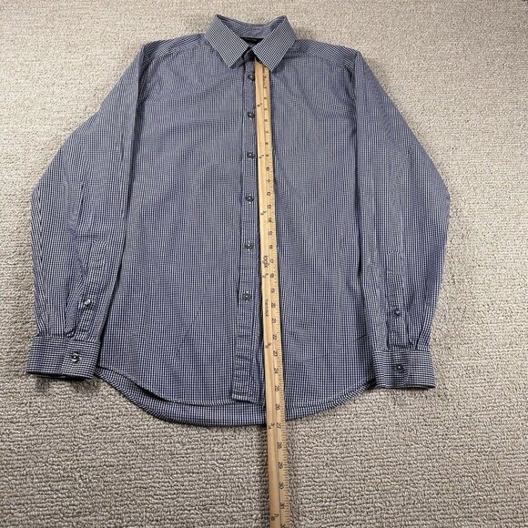 Paul Smith London The Byard Button Up Shirt Blue White Men’s Size 15.5 / Medium - Picture 4 of 7